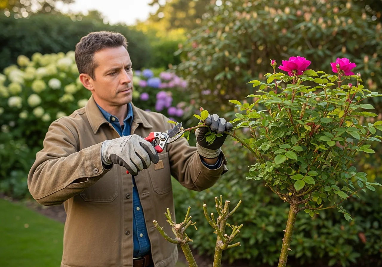 Professional arborists providing expert tree care and bush pruning services